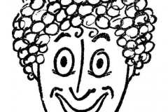Harpo Marx jak jsem ho kdysi nakreslil