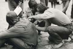 Hippies na Staroměstském náměstí, 1968